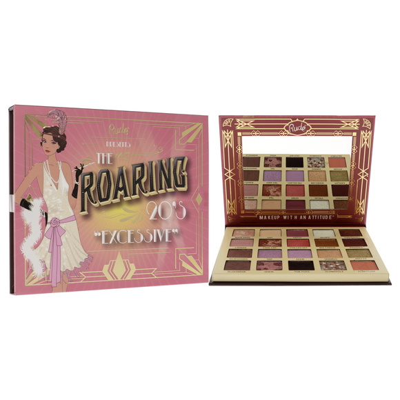 The Roaring 20s Eyeshadow Palette - Excessive by Rude Cosmetics 0.84 oz - Picture 3 of 5